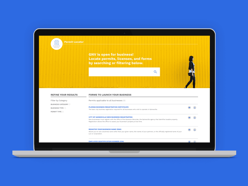 City of Gainesville permit locator