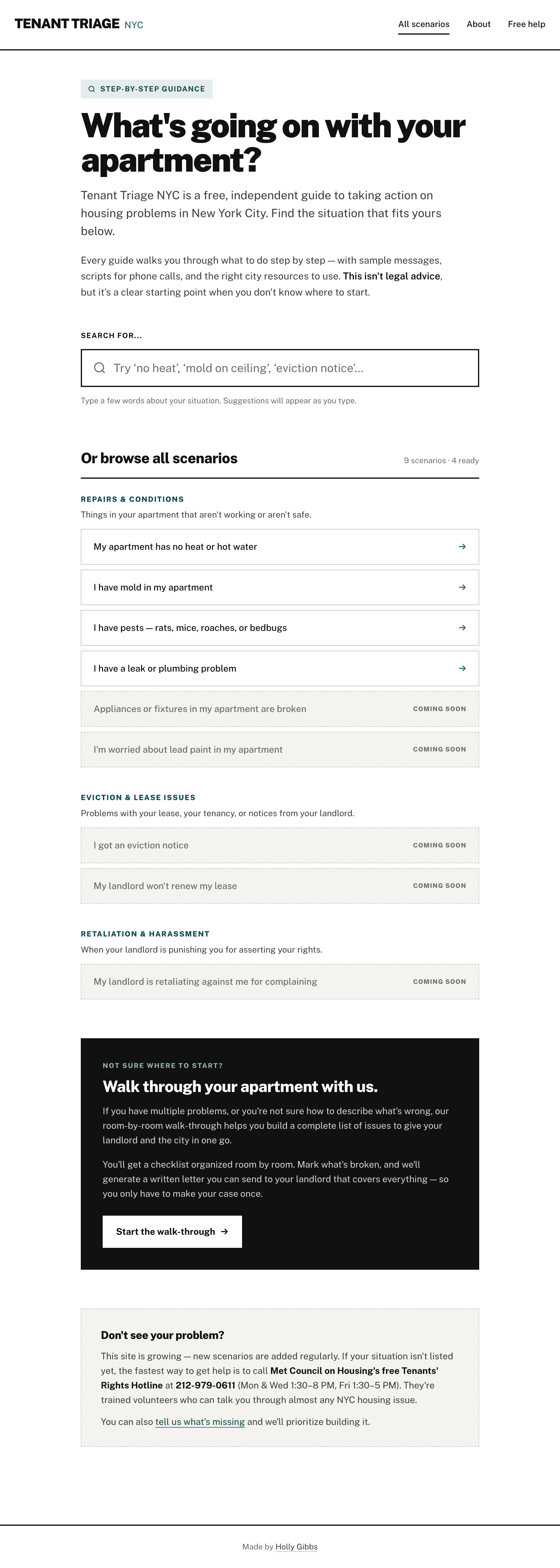 Tenant Triage NYC