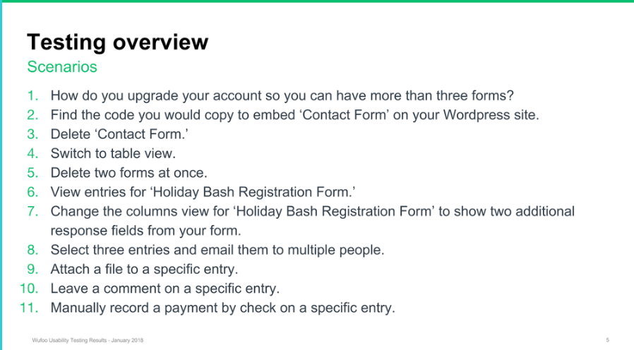 Usability study finding 2