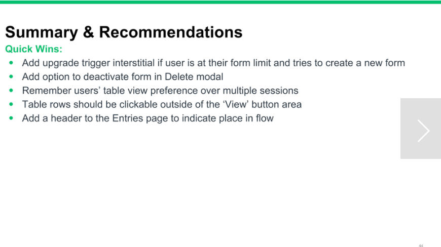 Usability study finding 6