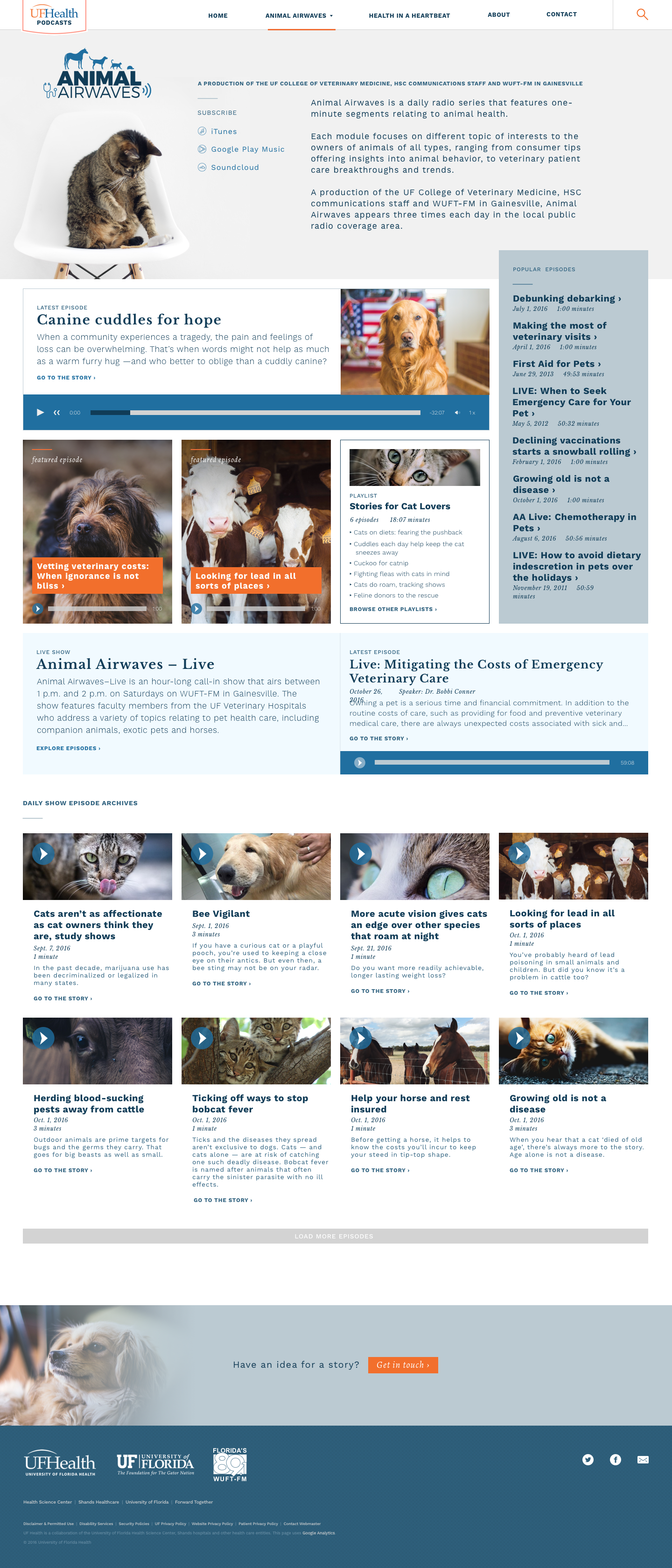 Final design — podcast list